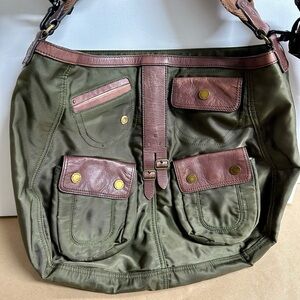 Olive and Brown Women's Monmouthshire Bag from Ralph Lauren